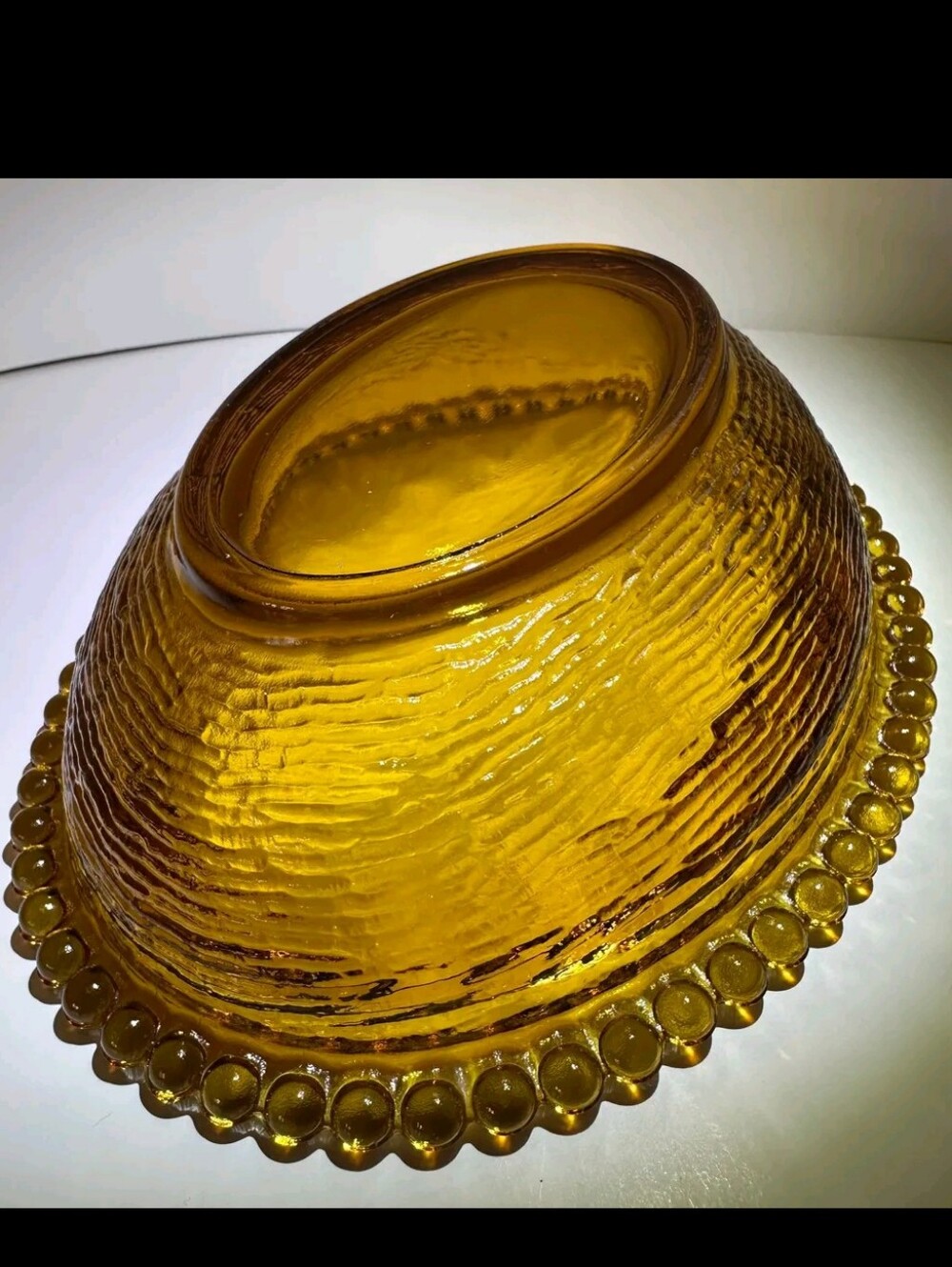 Indiana Glass Amber Hen In A Basket Covered Candy/ Trinket Dish - Picture 6 of 8